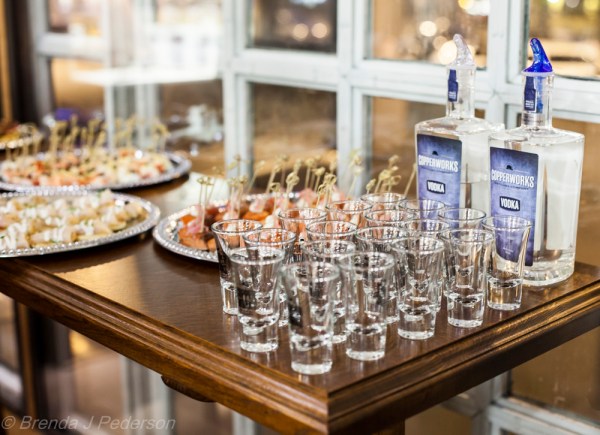 Copperworks Vodka & Elliott's Appetizers